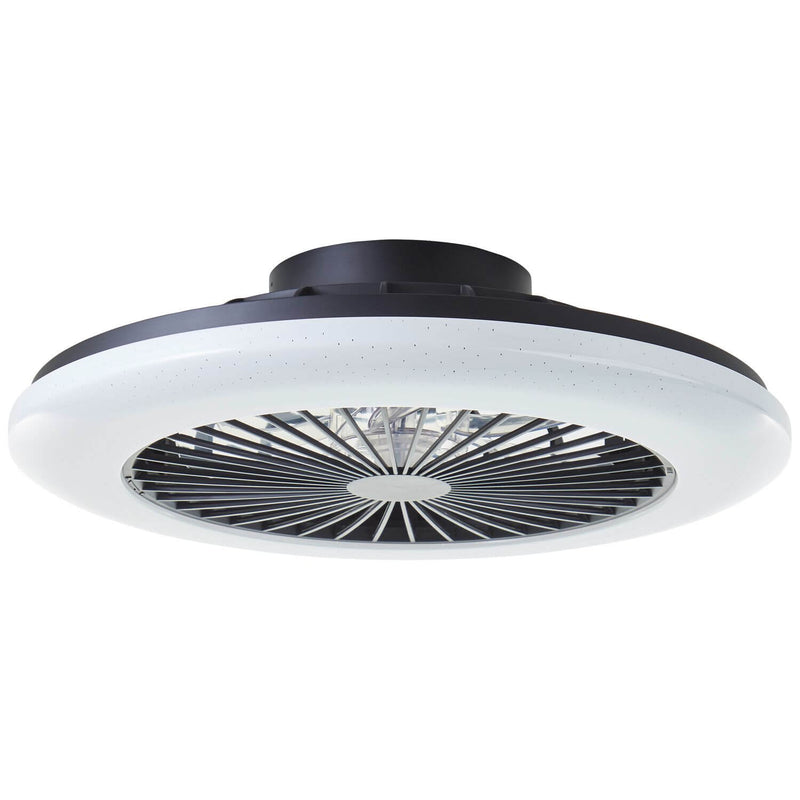 Ventilateur de plafond lumineux | Salerno Noir