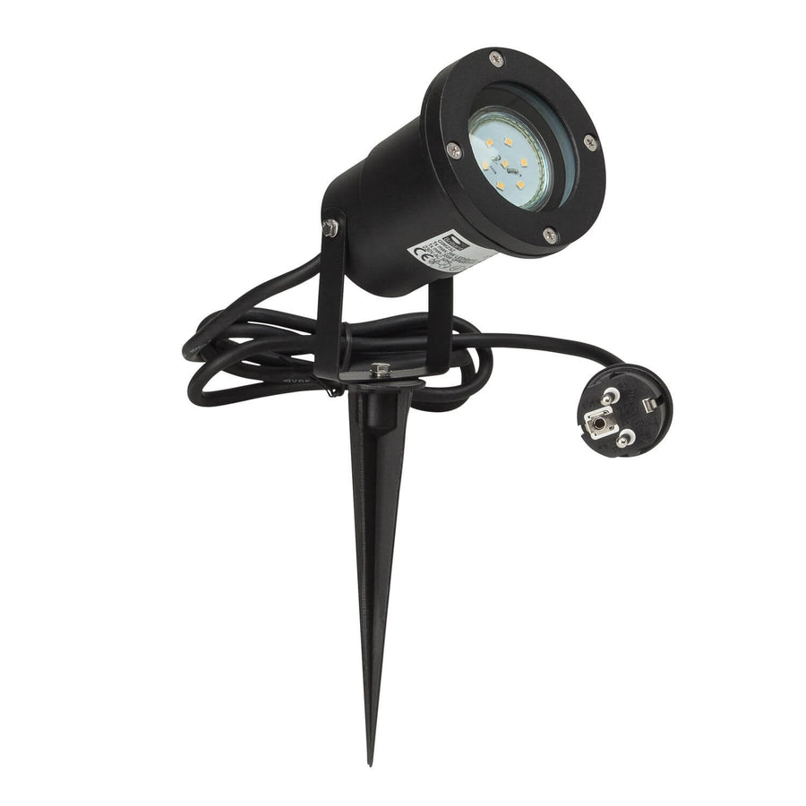 Projecteur extérieur Janko noir, verre
