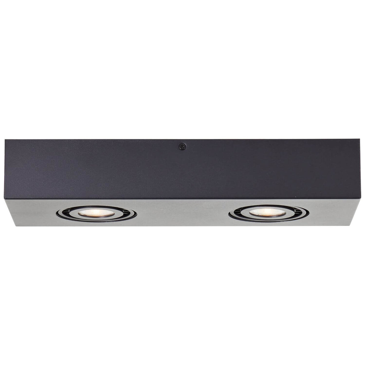 Plafonnier Doro 2 lumières beige et noir