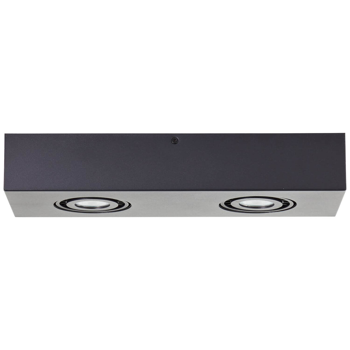 Plafonnier Doro 2 lumières beige et noir