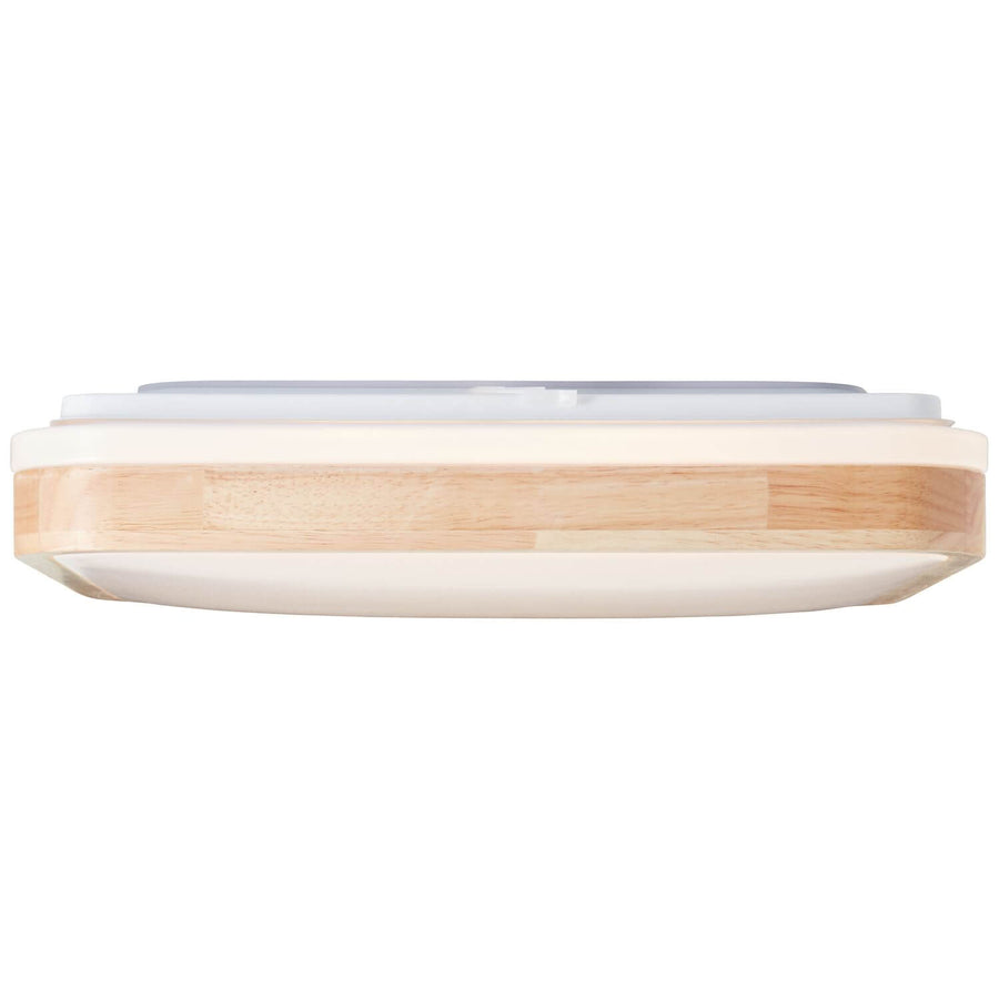 Plafonnier Tumeo bois clair et blanc