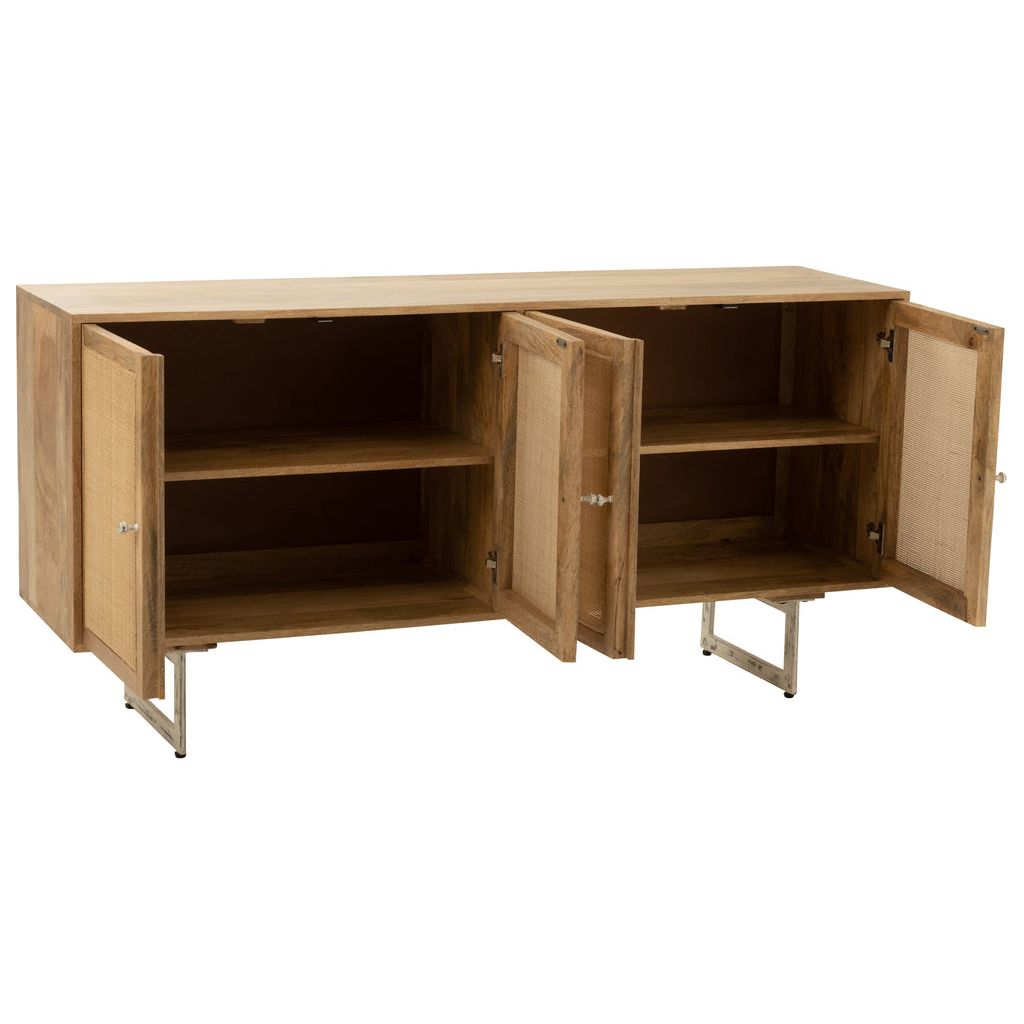 Buffet Bois Tissé Naturel | Xyla - Designix Buffet