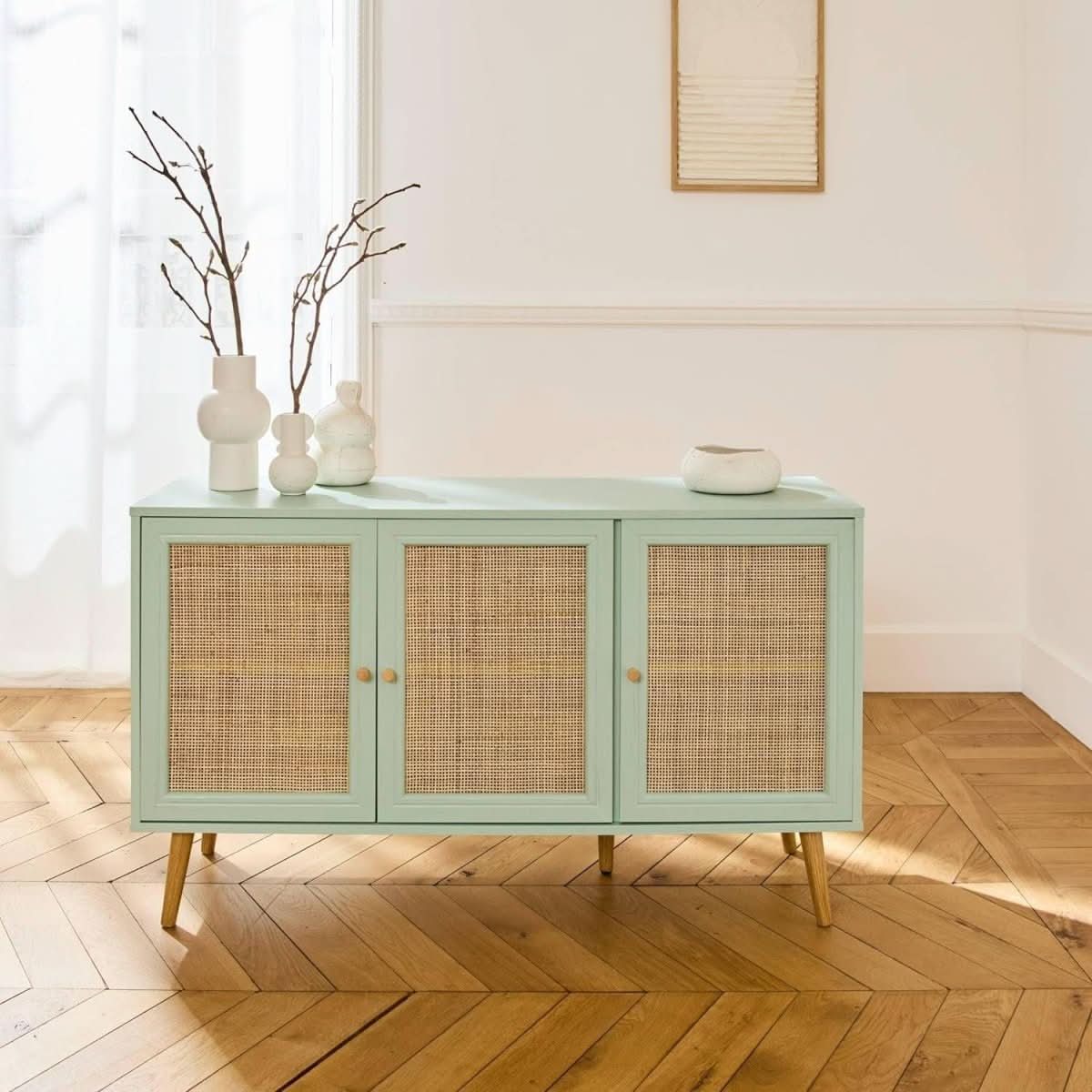 Buffet Cannage Scandinave Bohème | Harbor - Designix Buffet