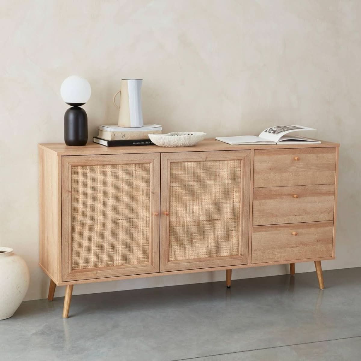 Buffet Rangement Bohème Naturel | Quiétude - Designix Buffet