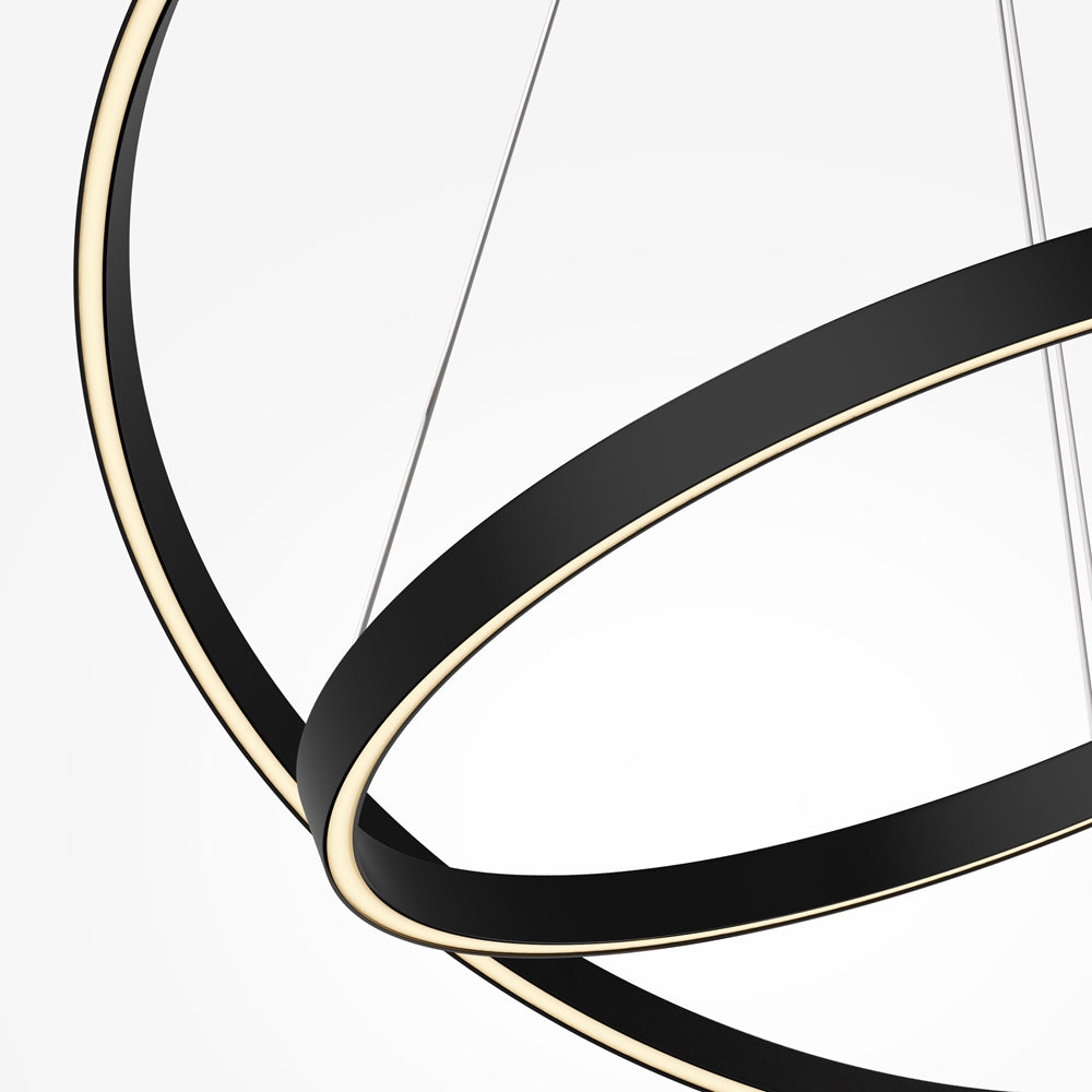 Rim Suspension luminaire noir