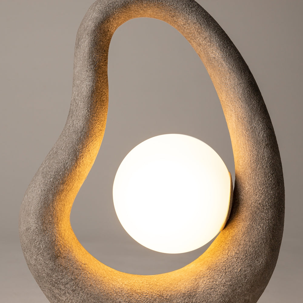 Opus Lampe de chevet gris