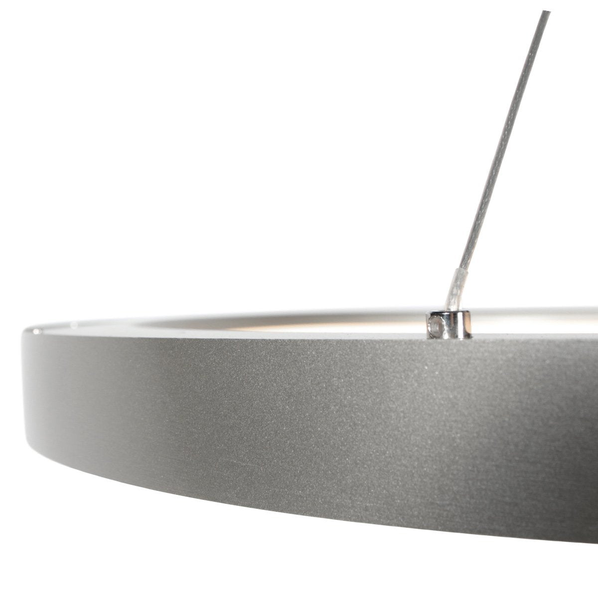 Suspension luminaire Ringlede argenté