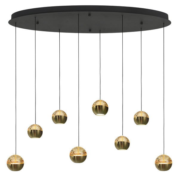 Suspension luminaire Belluno doré