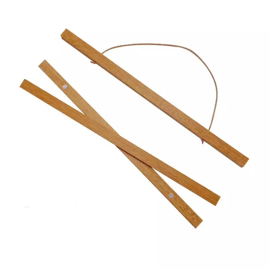 Cadre Photo Suspendu Magnétique | ArtFlex - Designix Cadres Tableaux Bois de Teck 21cm