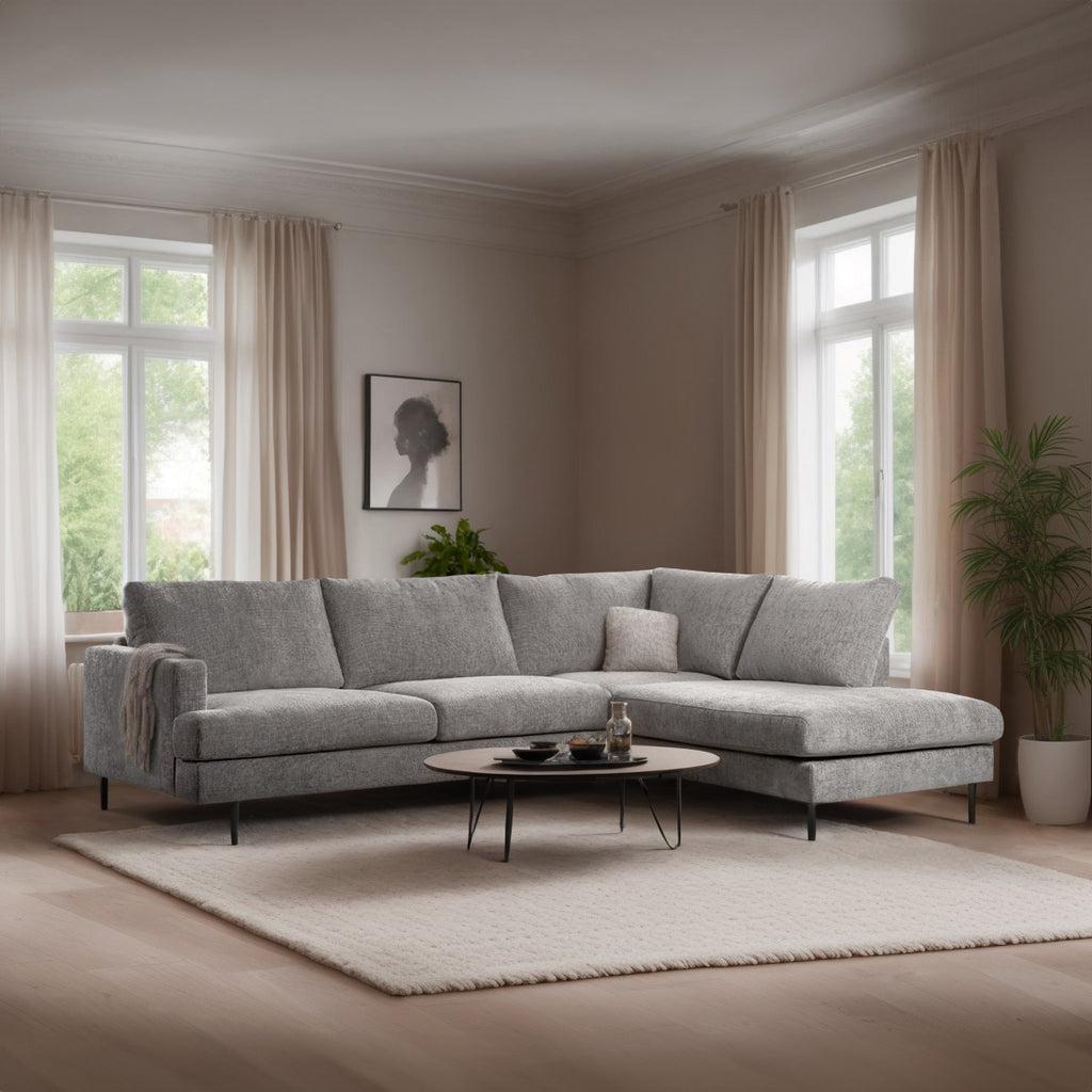 Canapé 3 Places Confortable Angle Droit | Éclat - Designix Canapés
