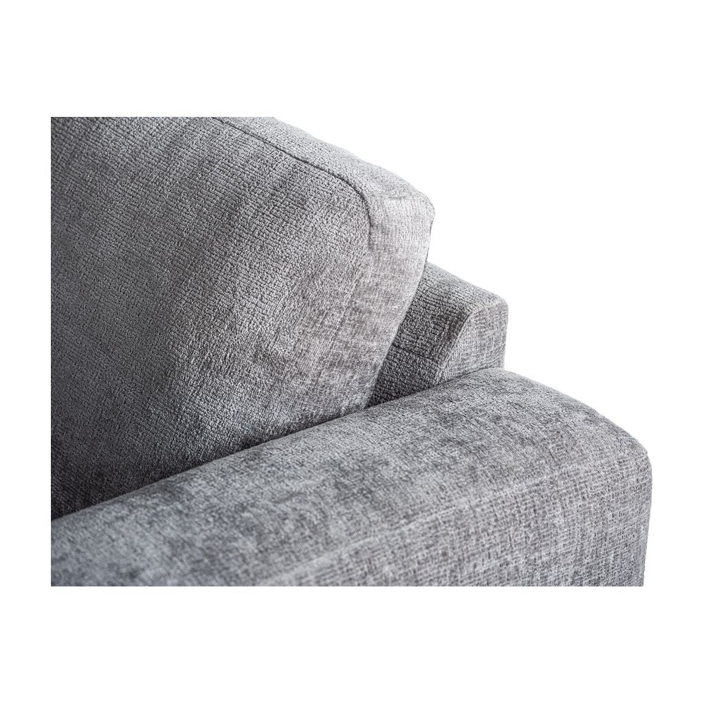 Canapé 3 Places Gris Angle Gauche | Zen - Designix Canapés