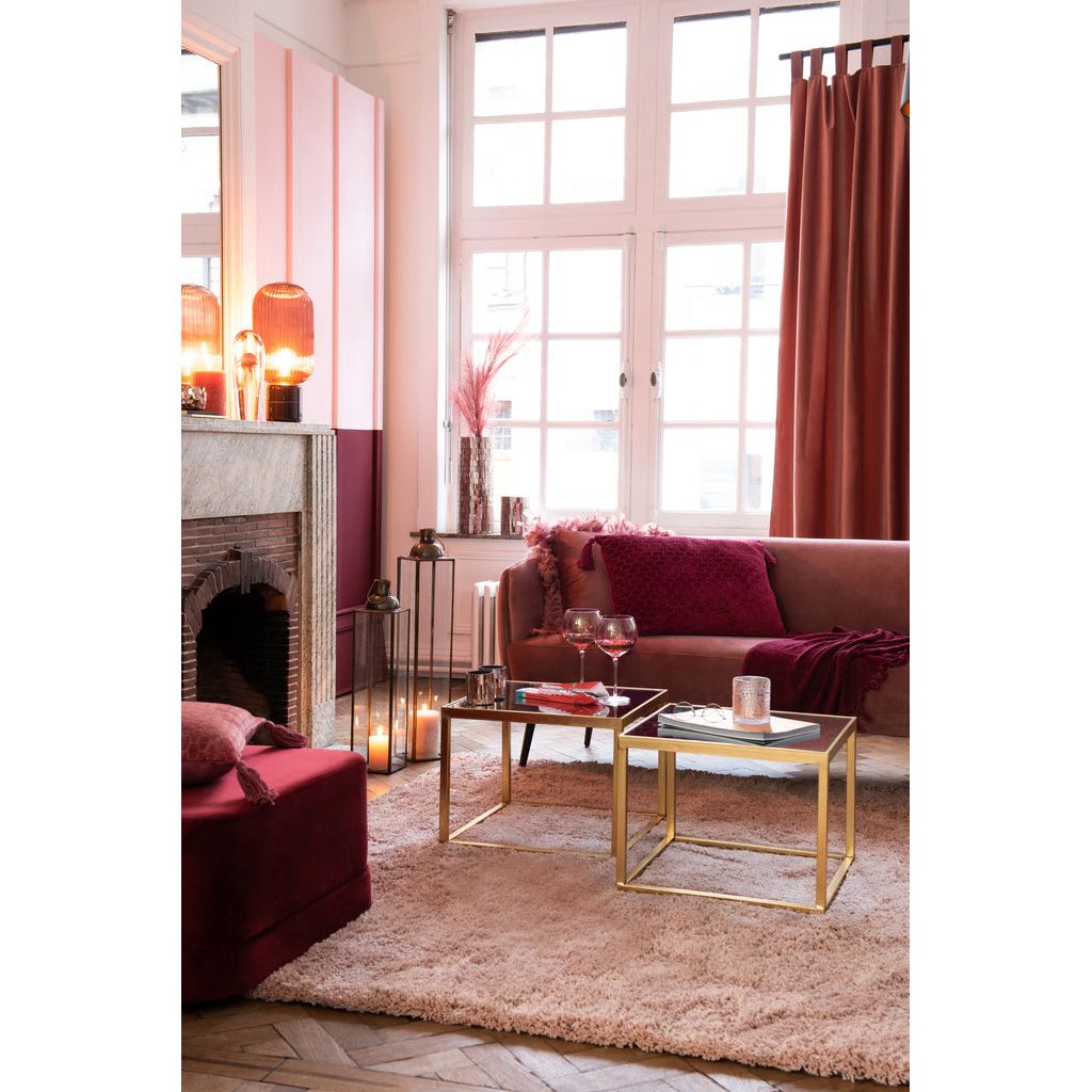 Canapé 3 Places Rose Terre Cuite | Lyla - Designix