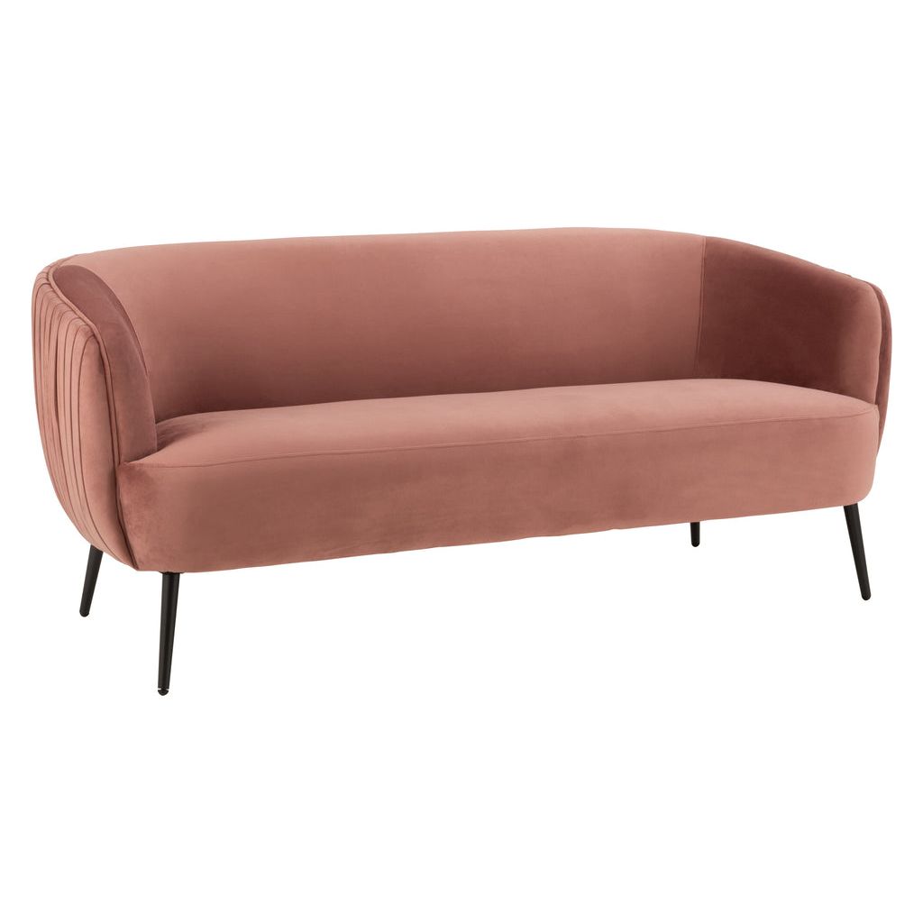Canapé 3 Places Rose Terre Cuite | Lyla - Designix