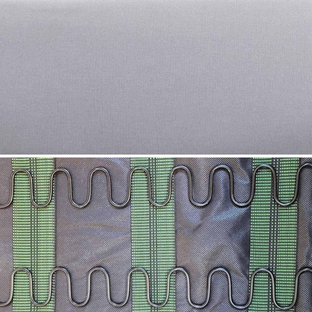 Canapé Banquette Gris Clair Bois et Tissu | Nordic - Designix Banquette