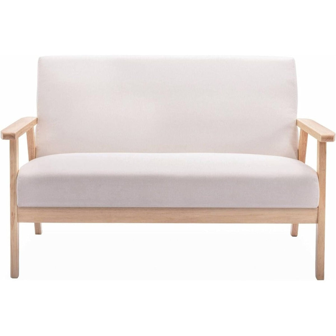 Canapé Banquette Scandinave Vintage Crème | Medina - Designix Banquette