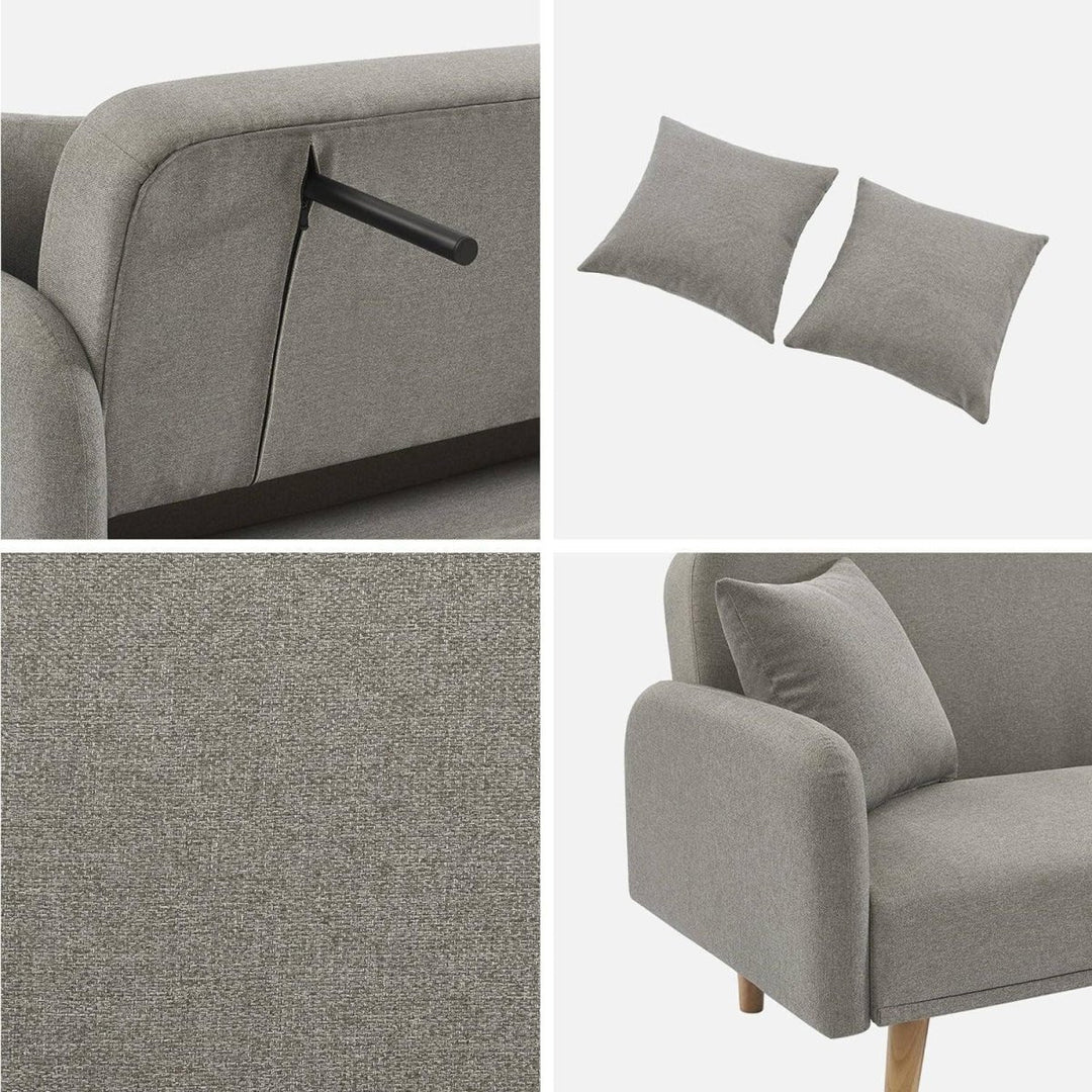 Canapé Convertible Bois Scandinave | Echo - Designix Canapés