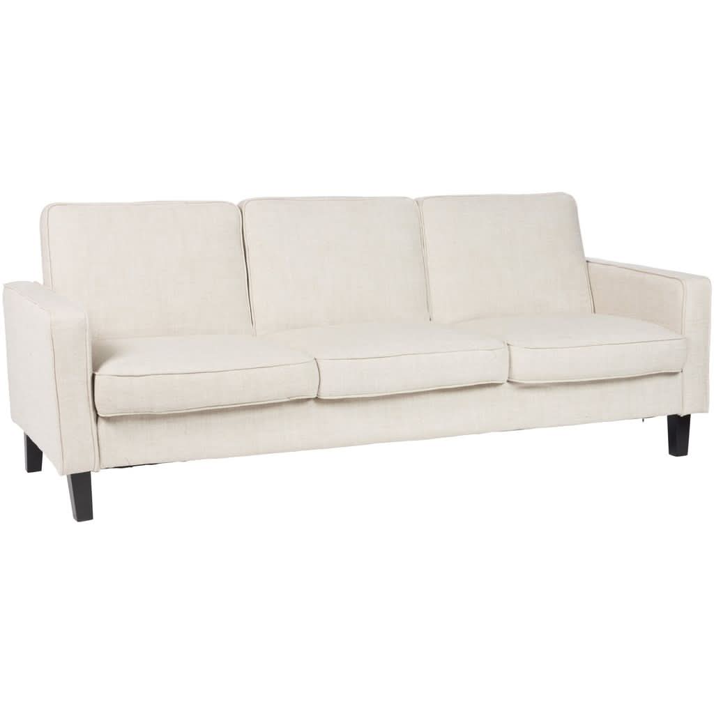 Canapé Lit Textile Beige Clair | Tine - Designix Canapés