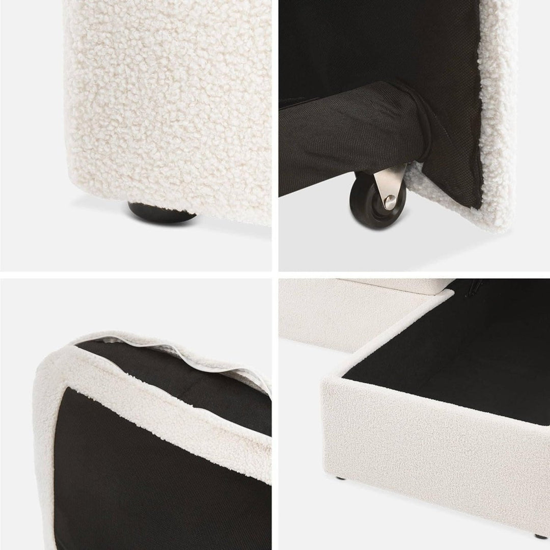 Canapé Panoramic Convertible Bouclette | Pique - Designix Canapés