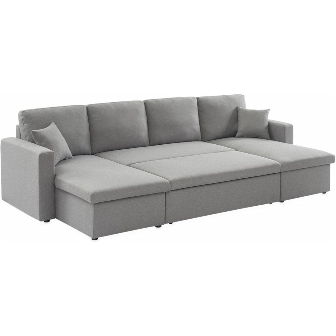 Canapé Panoramique Convertible Gris | Niche - Designix Canapés