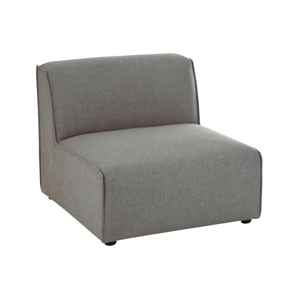 Canapé Textiles Bois Gris Foncé | Jily - Designix Canapés