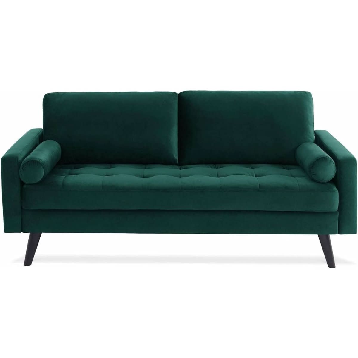 Canapé Velours Vert Scandinave | Fresco - Designix Canapés Vert Anglais