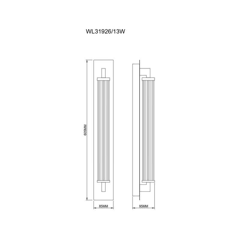 Applique murale | Doria L 60,5 cm