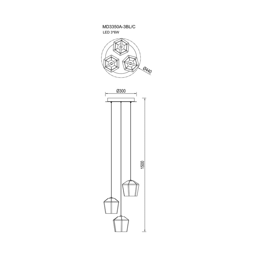 Suspension luminaire | Cascina
