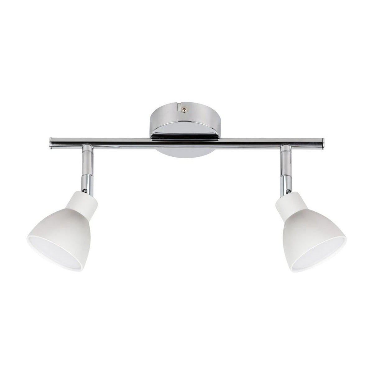 Plafonnier LED Roy 2 lumières chromé