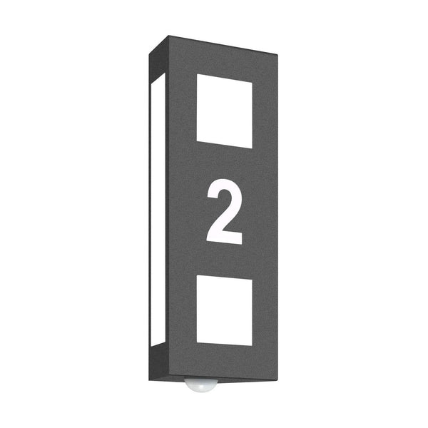 Applique extérieure Anthrazit anthracite, H 40 cm (CMD-22/HN/BM)
