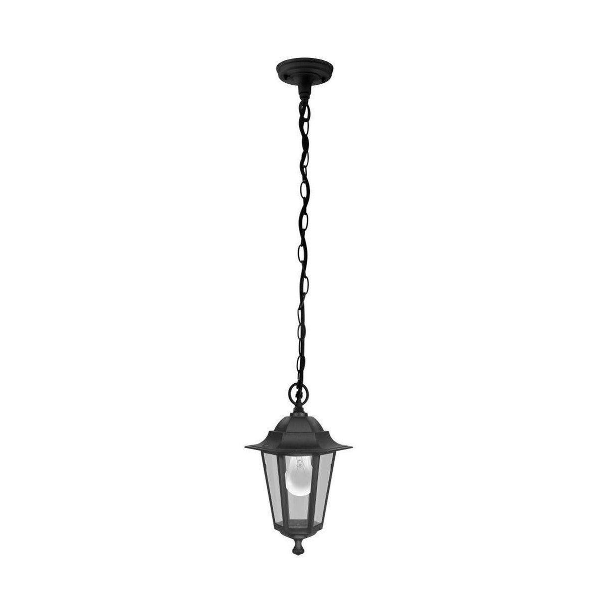 Suspension extérieure Laterna 4 noire