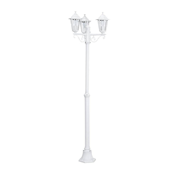 Lampadaire extérieur Laterna 5 blanc, Ø 53,5 cm