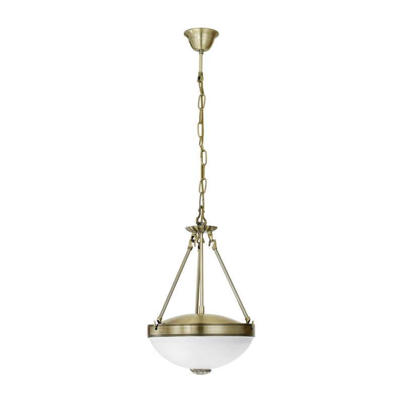 Suspension Savoy blanche, verre (82747)