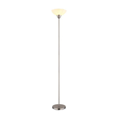 Lampadaire Lima nickel satiné