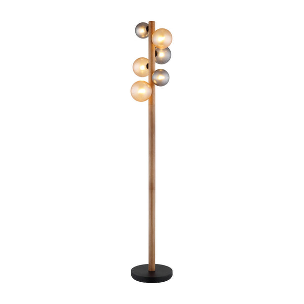 Lampadaire Riha noir mat