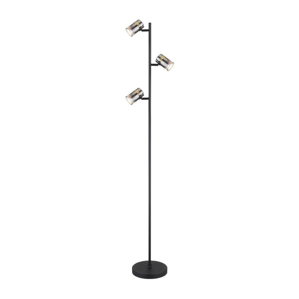 Lampadaire Trabby noir mat