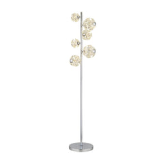 Lampadaire Virina chromé