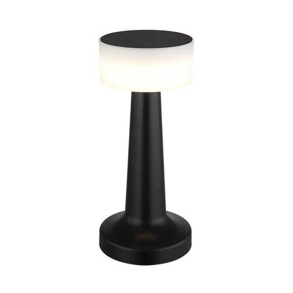 Lampe à poser Angelika noire mat