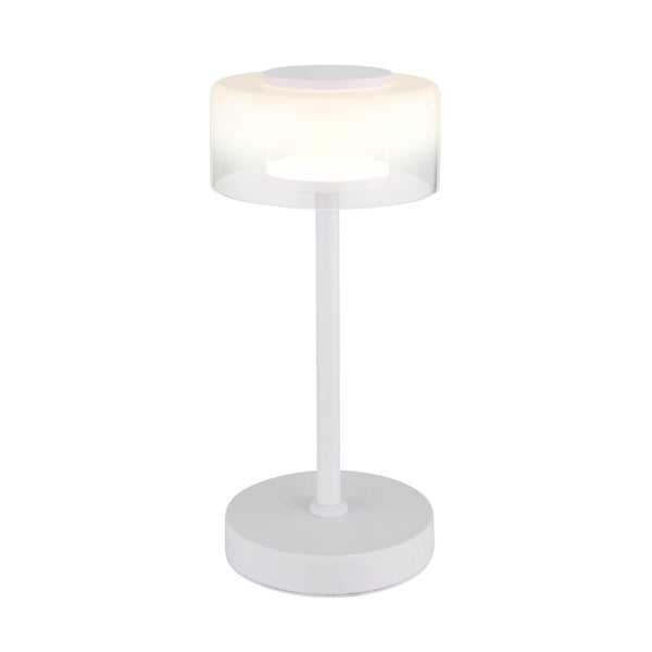 Lampe à poser Belinda blanche mat