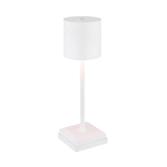 Lampe à poser Dixon blanche mat
