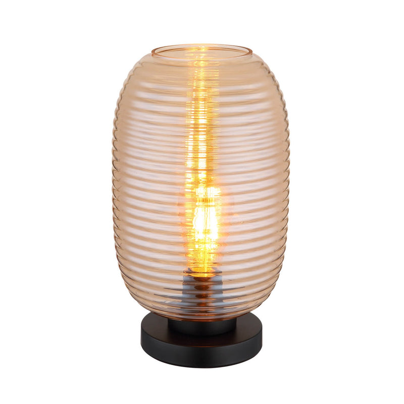 Lampe à poser Jefrey noire mat (15794TA)