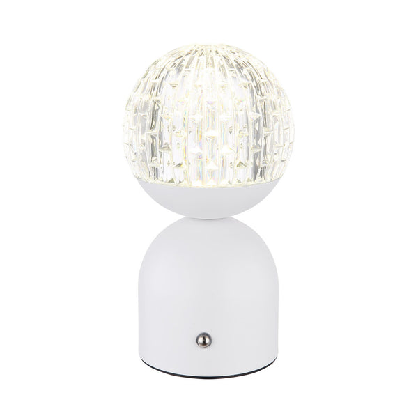 Lampe à poser Julsy blanche mat