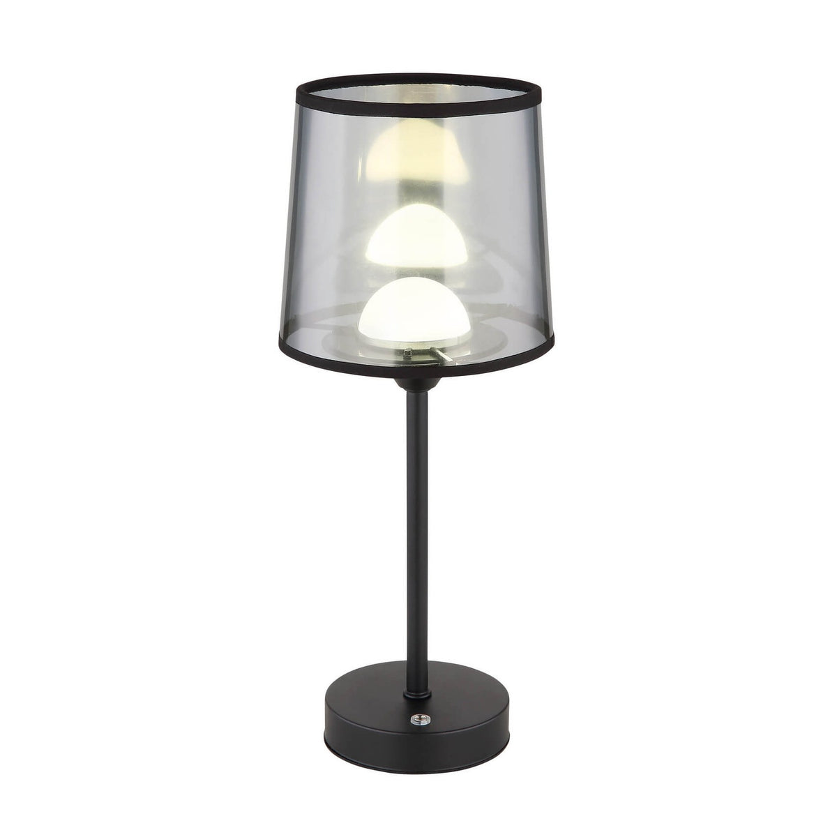 Lampe à poser Lunki noire mat, H 35 cm
