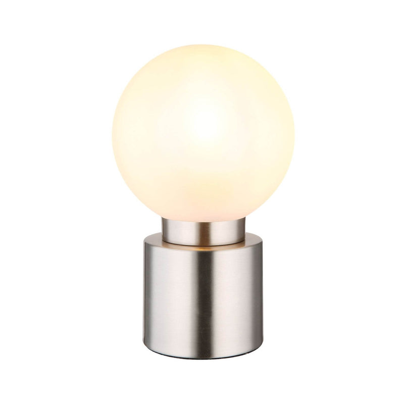 Lampe à poser Marka nickel satiné