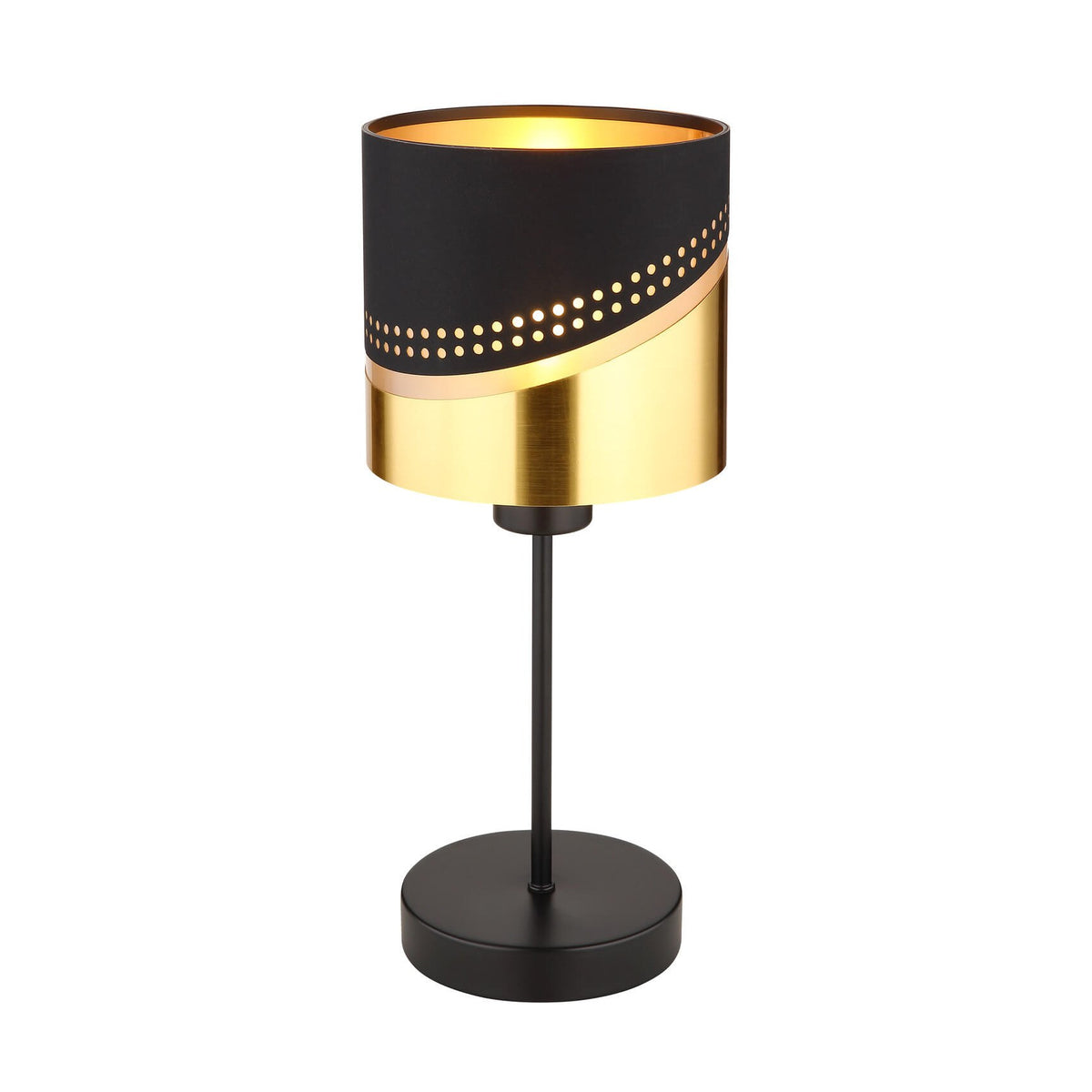 Lampe à poser Or noire mat