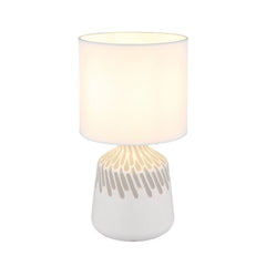 Lampe à poser Rela blanche