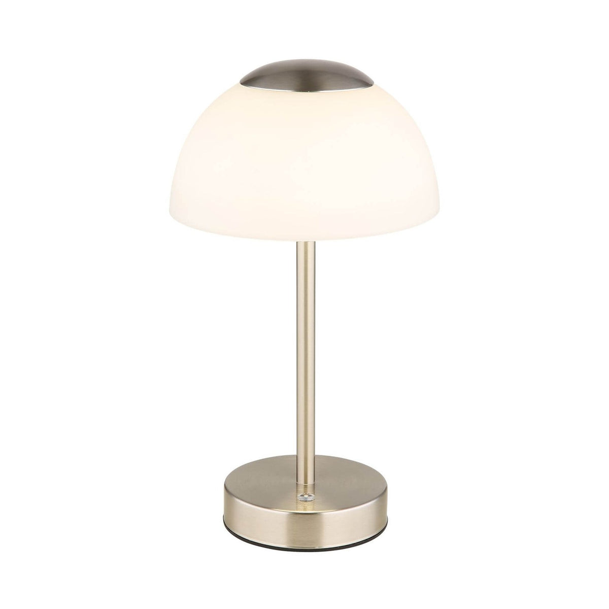 Lampe à poser Sarima nickel satiné