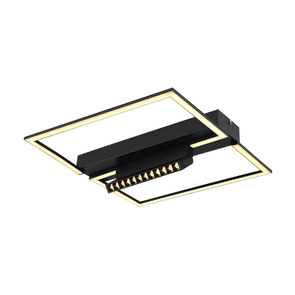 Plafonnier Maxwell noir mat
