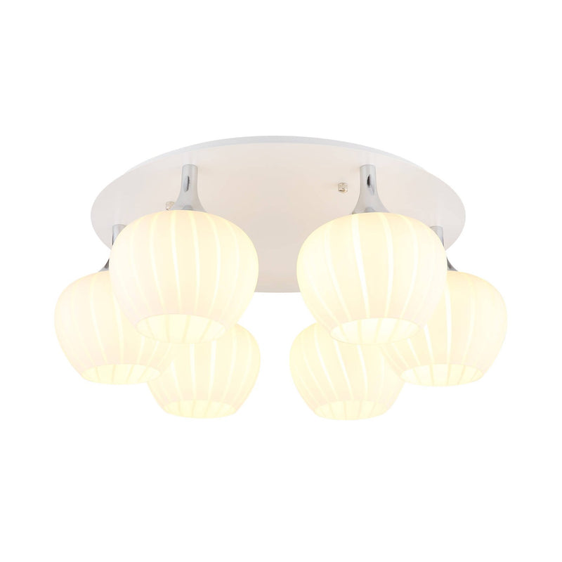 Plafonnier Maxy blanc mat, Ø 65 cm
