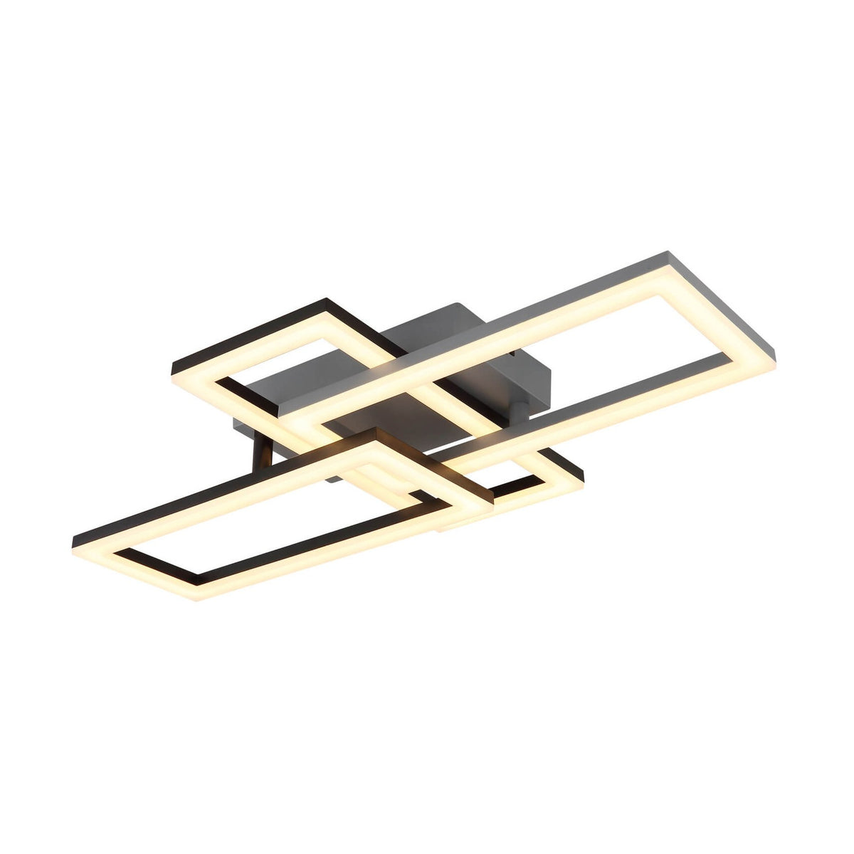 Plafonnier Sapena noir mat (67328-24O)