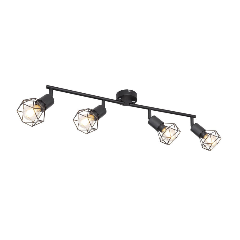 Spot Xara I noir, H 19,5 cm